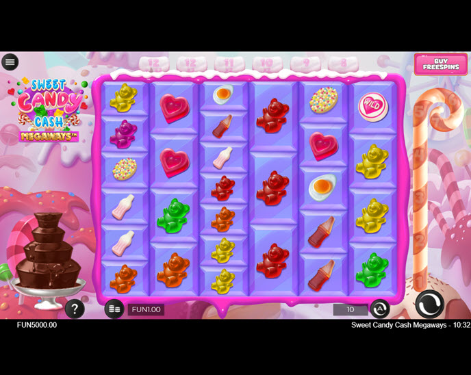 sweet candy cash megaways