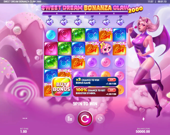 sweet dream bonanza claw 2000