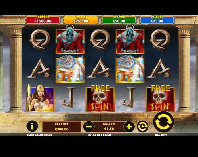 temple of the gods (multislot)