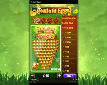 tenfold eggs