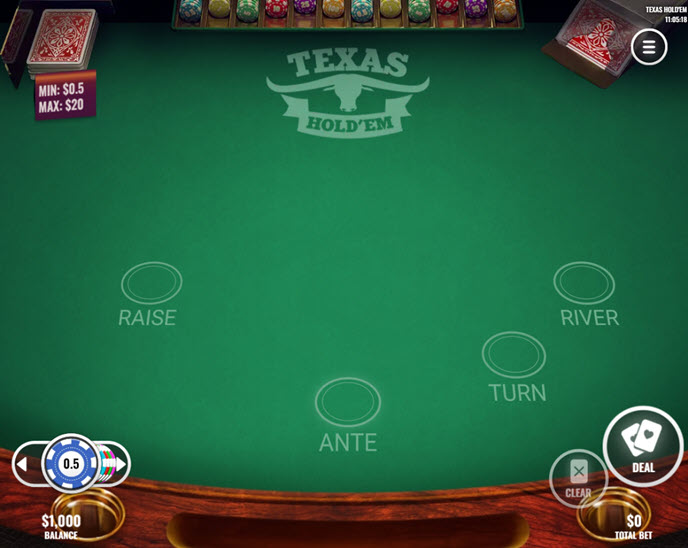 texas hold ‘em (platipus)
