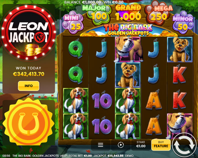 the big bark: golden jackpots