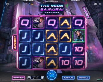 the neon samurai capture