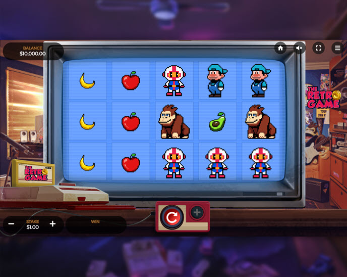 the retro game