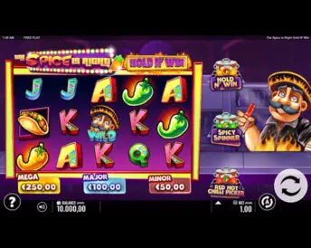 the spice is right: hold n' win