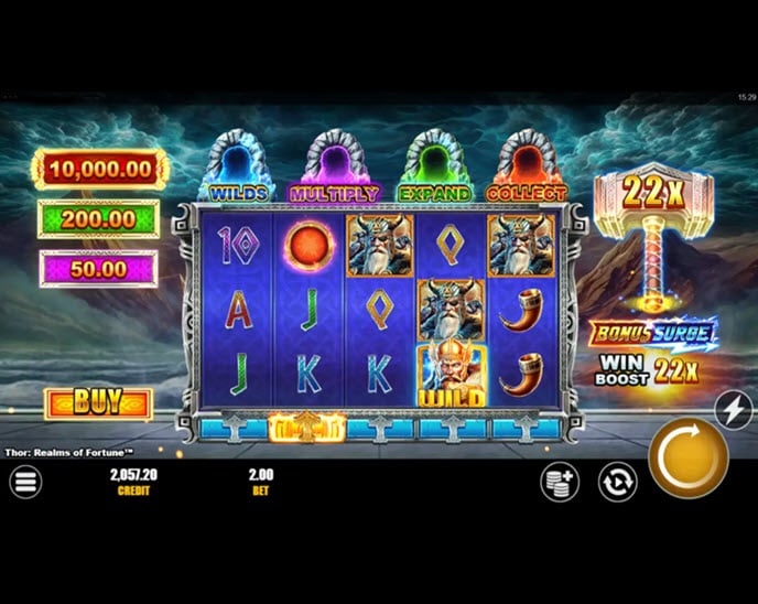 thor: realms of fortune bonus surge