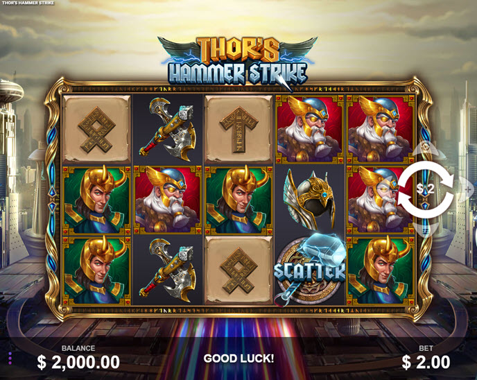 thor’s hammer strike