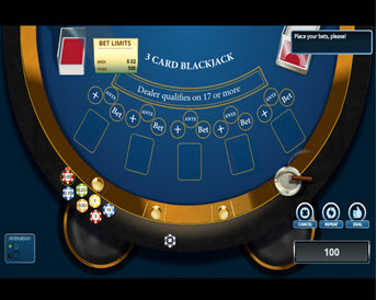 three card blackjack