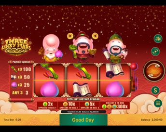 three lucky stars