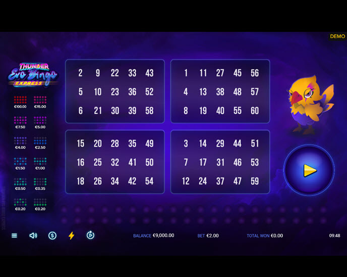thunder bingo express