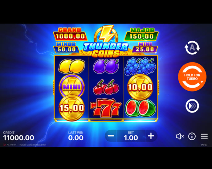 thunder coins: hold and win