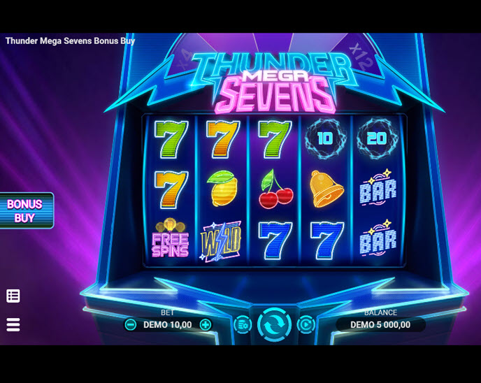 thunder mega sevens