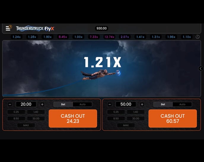thunderstruck flyx