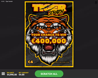 tiger scratch