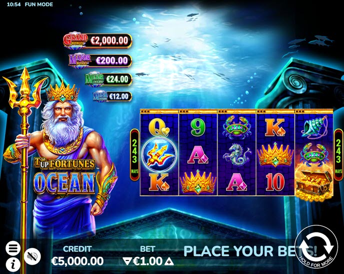 top up fortunes – ocean