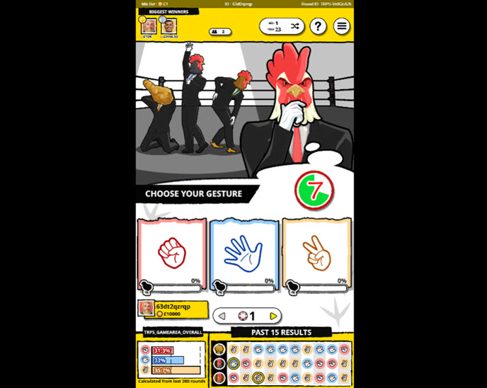 toridama rock paper scissors