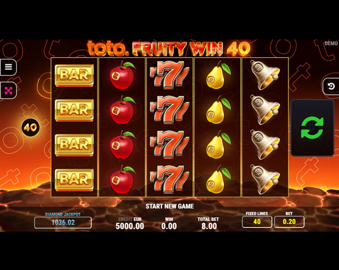 toto fruity win 40