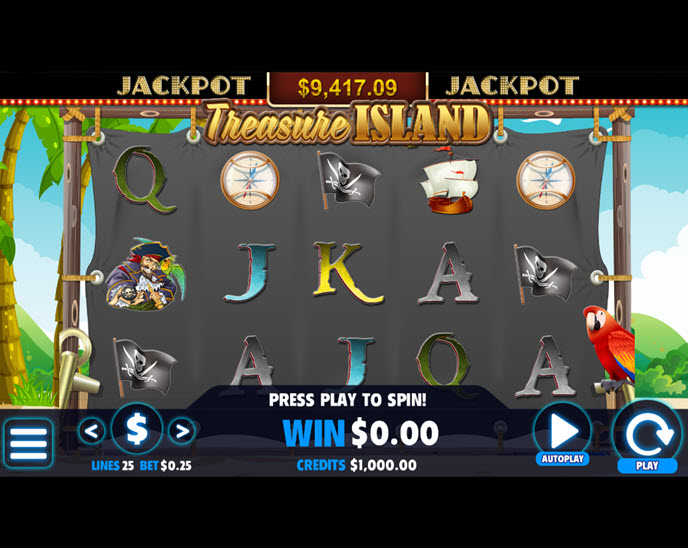 treasure island (jackpot software)