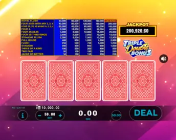 Triple Double Bonus (GMW)