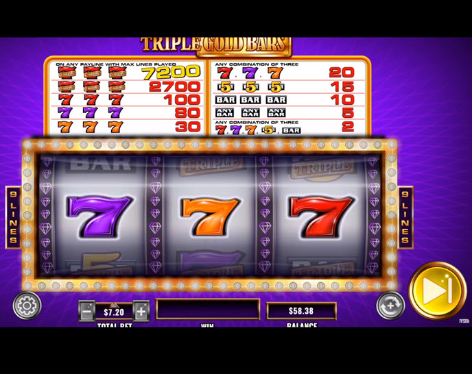 triple gold bars