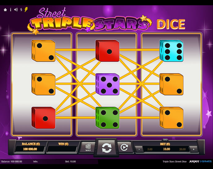 triple stars dice
