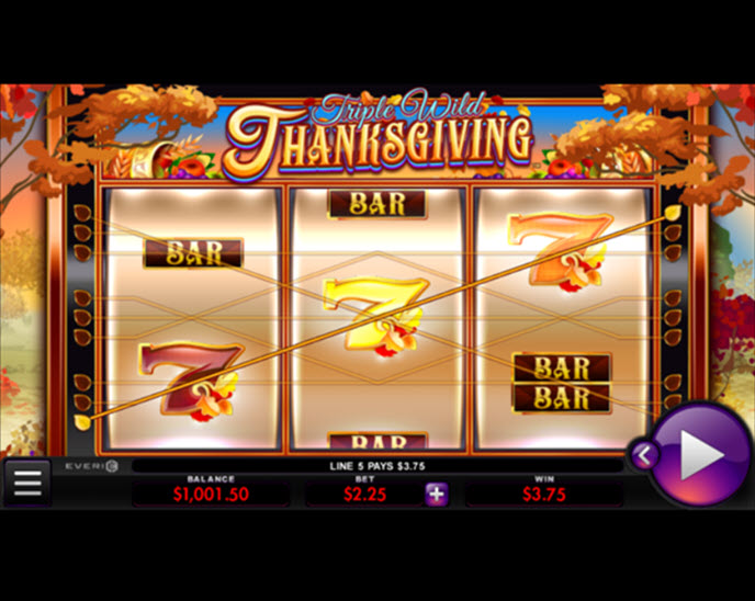 triple wild thanksgiving