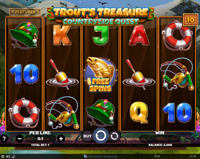 trout’s treasure countryside quest