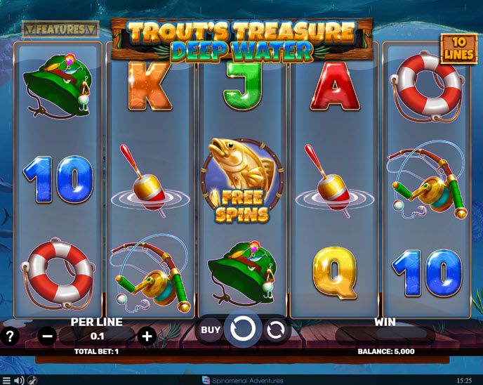 trout’s treasure – deep water