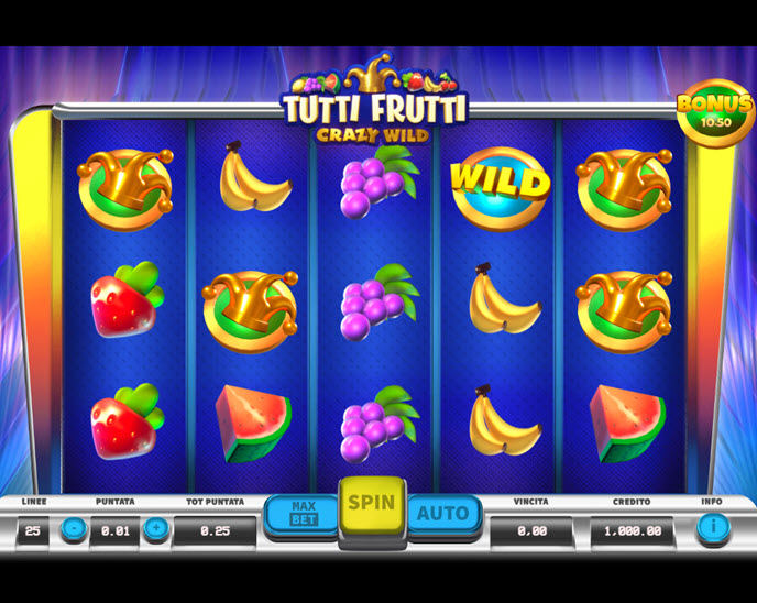 tutti frutti crazy wild