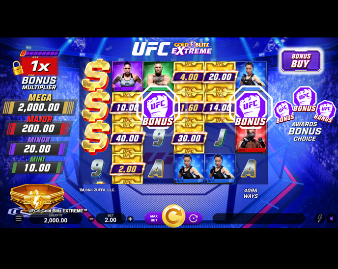 ufc gold blitz extreme