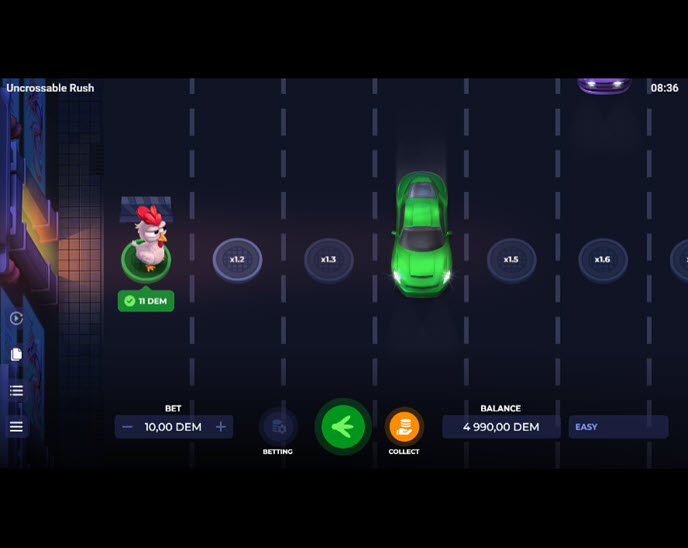uncrossable rush