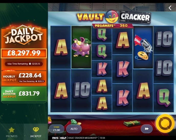 vault cracker megaways