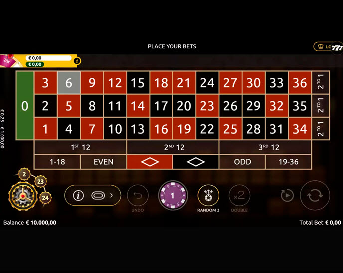 vault run roulette