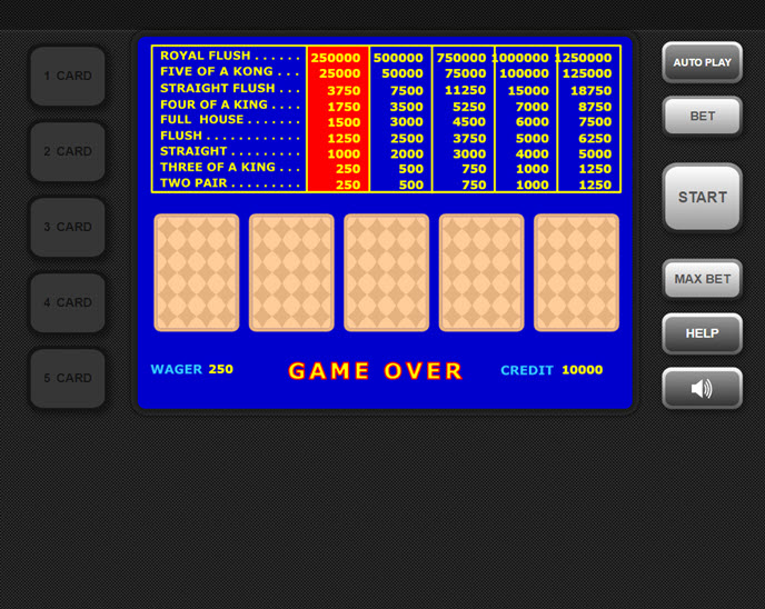video joker poker
