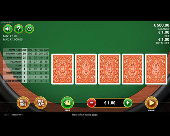 video poker (gameart)