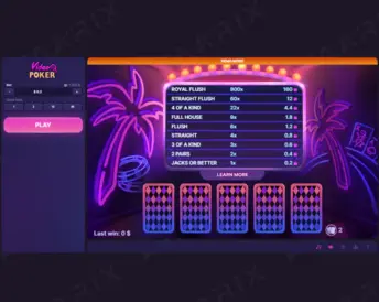 video poker (amarix)