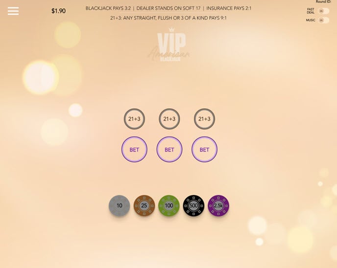 vip american blackjack (flipluck)