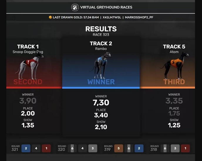 virtual greyhound races