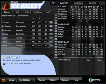 virtual ice hockey