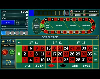 virtual roulette (egt)