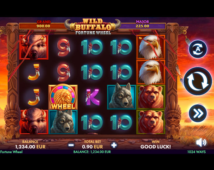 wild buffalo fortune wheel