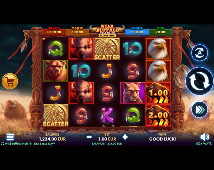 wild buffalo hold ‘n’ link bonus buy