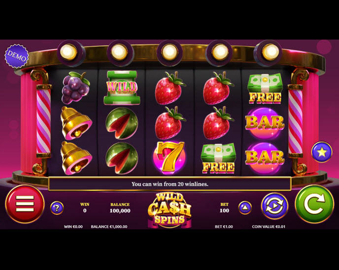 wild cash spins
