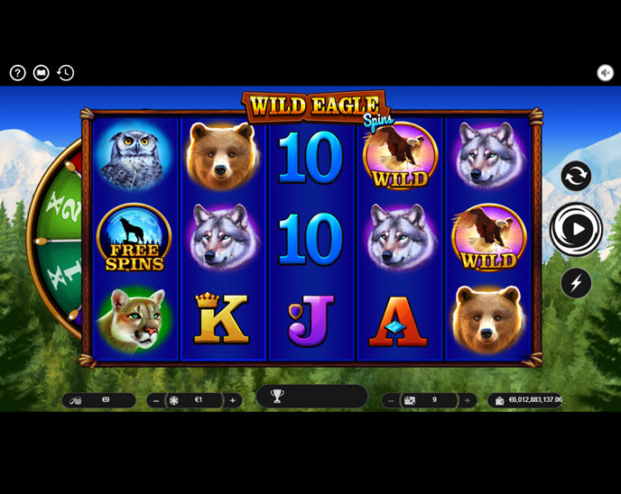 wild eagle spins