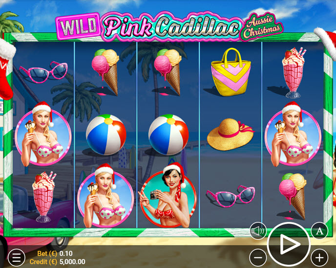 wild pink cadillac aussie christmas