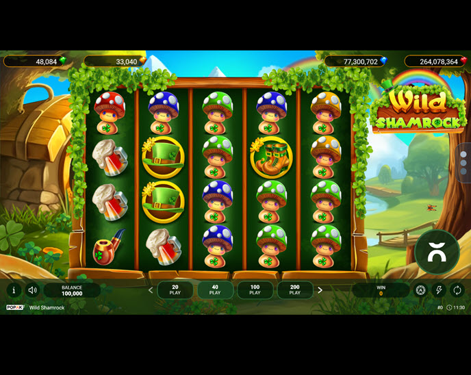 wild shamrock (popok gaming)