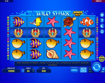 wild shark bonus buy