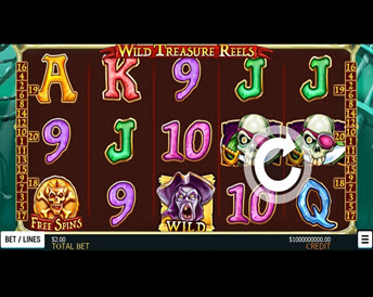 wild treasure reels