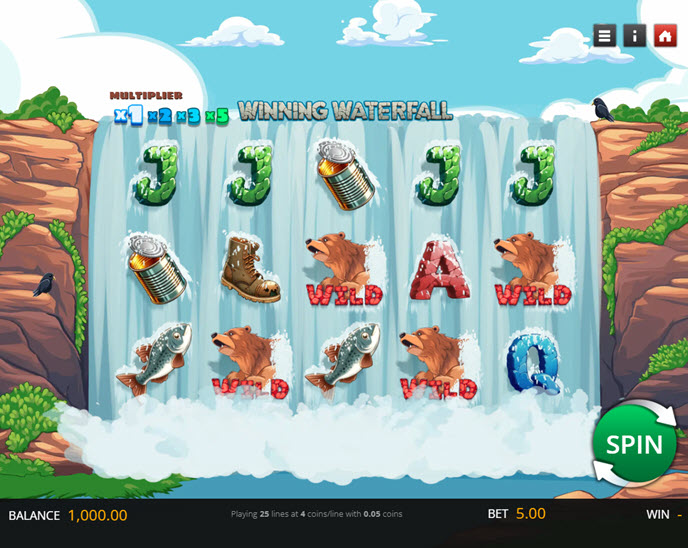 winning waterfall