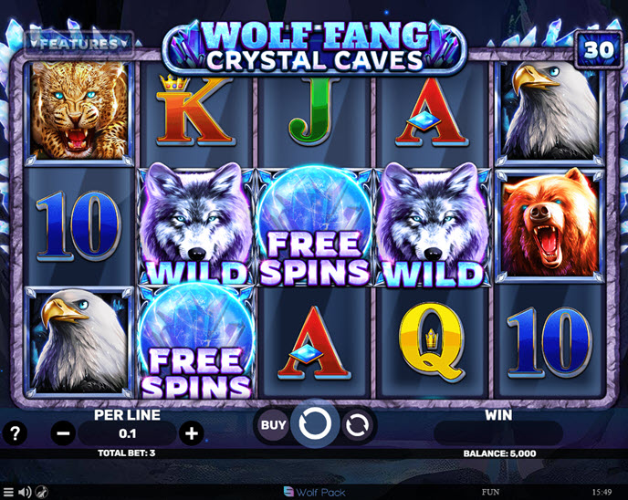 wolf fang – crystal caves